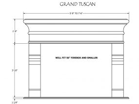 Grand-Tuscan-fireplace mantel drawings