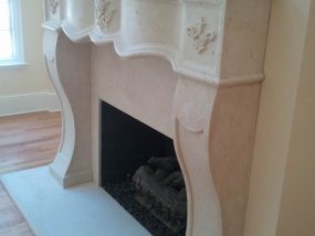 La Bella elegant Cast Stone Fireplace Mantel