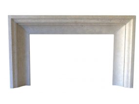 Limoges Contemporary Cast Stone Surround in grey color