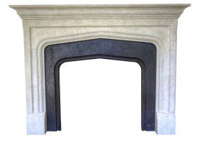 Black Fireplace Mantel Surround Outline