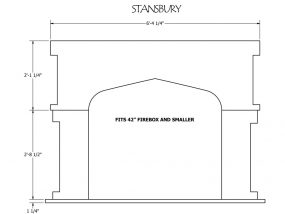 Stansbury Cast Stone Fireplace Mantel Shop Drawings