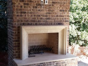 The Limoge Cast Stone Fireplace Surround