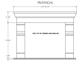 Provincial Fireplace Mantel Shop Drawing
